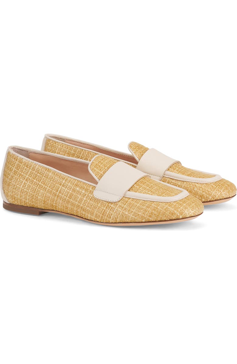 AGL Sheryl Raffia Loafer, Main, color, Beige-Gesso