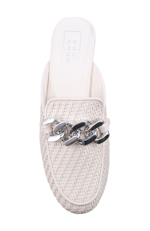 Shushop Alexis Chain Mule In White