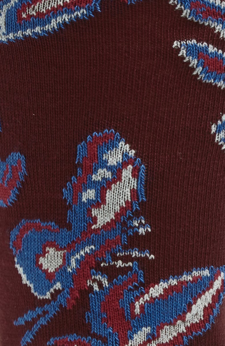 Bohemia Insect Pattern Cotton Blend Dress Socks