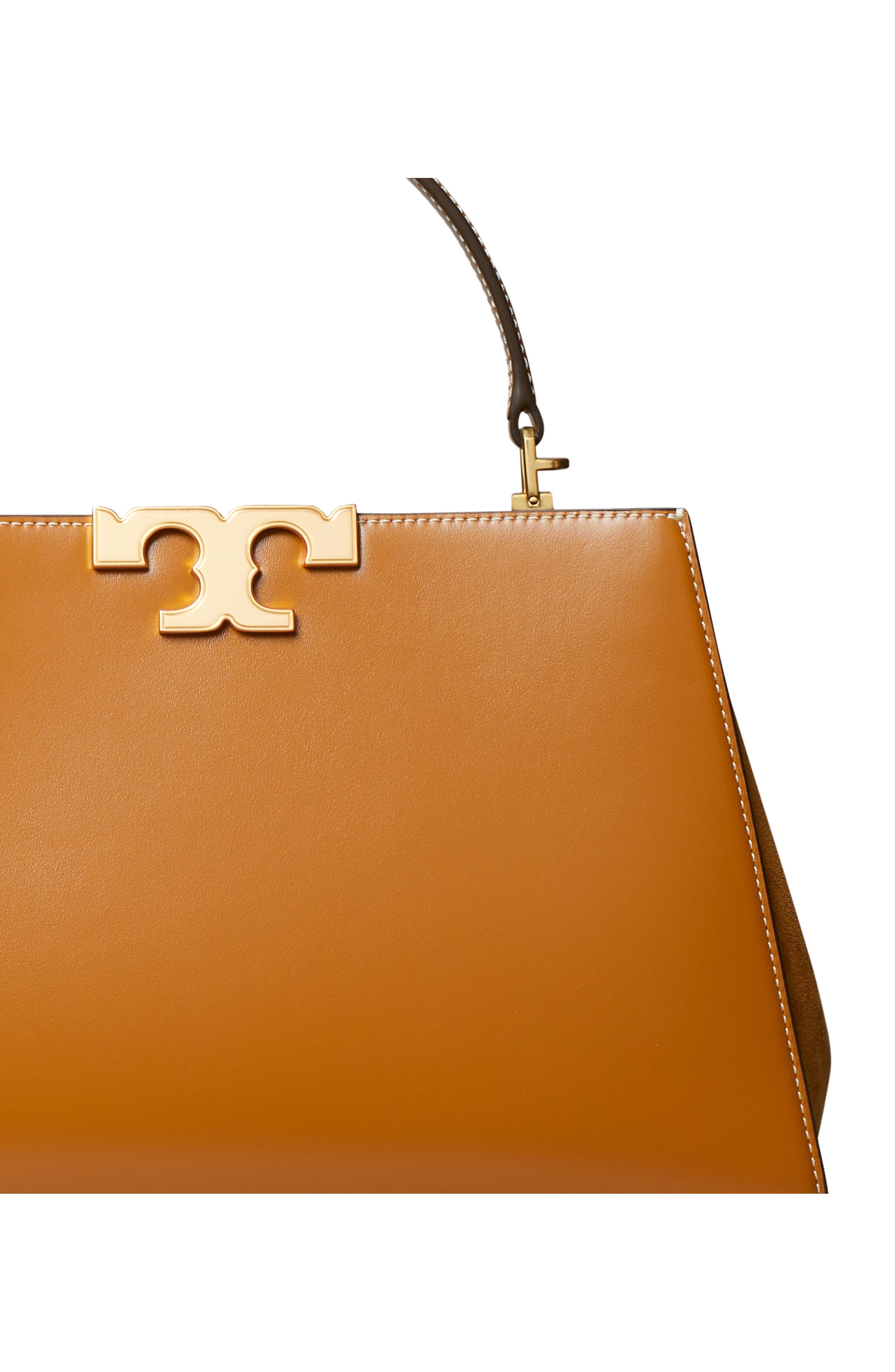 Eleanor Leather Satchel, Alternate, color, WHISKEY
