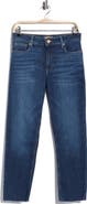 KUT from the Kloth Rachael Fab Ab Raw Hem High Waist Crop Mom Jeans