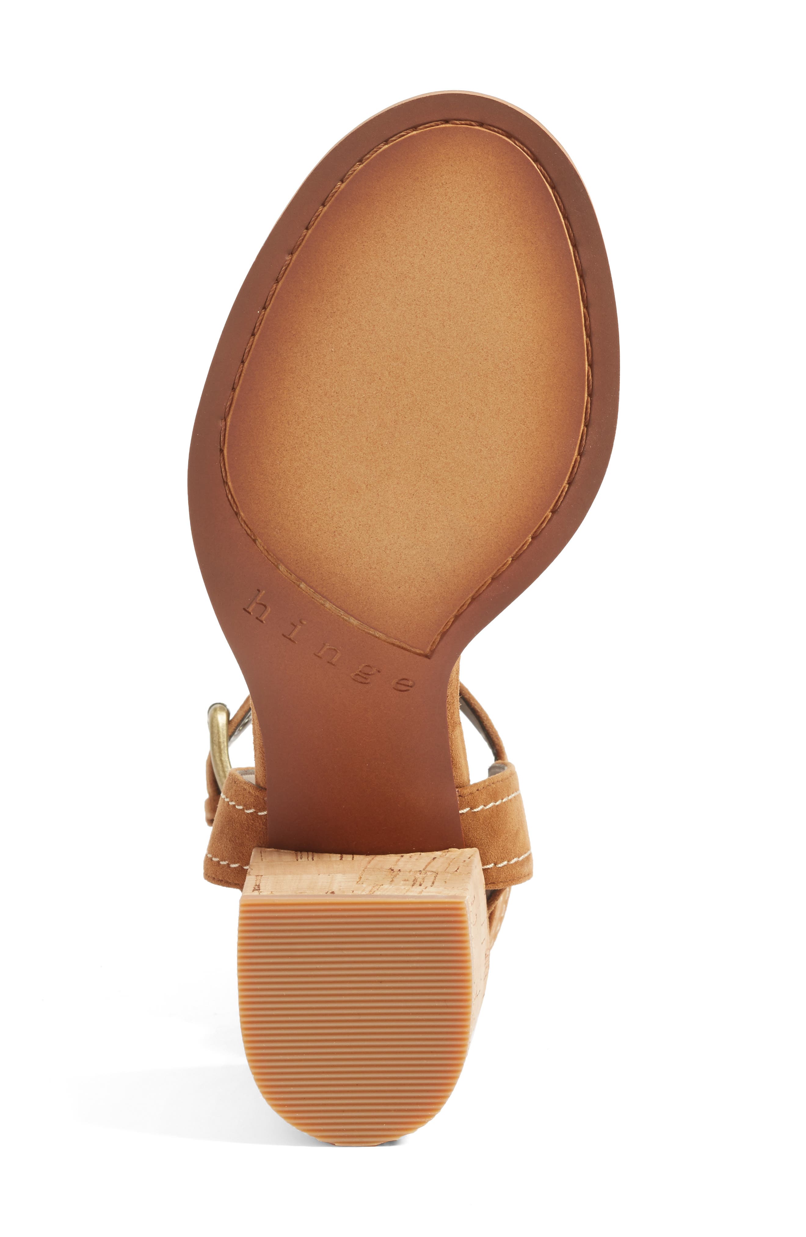 Hinge Dylan Block Heel Sandal, Alternate, color, 