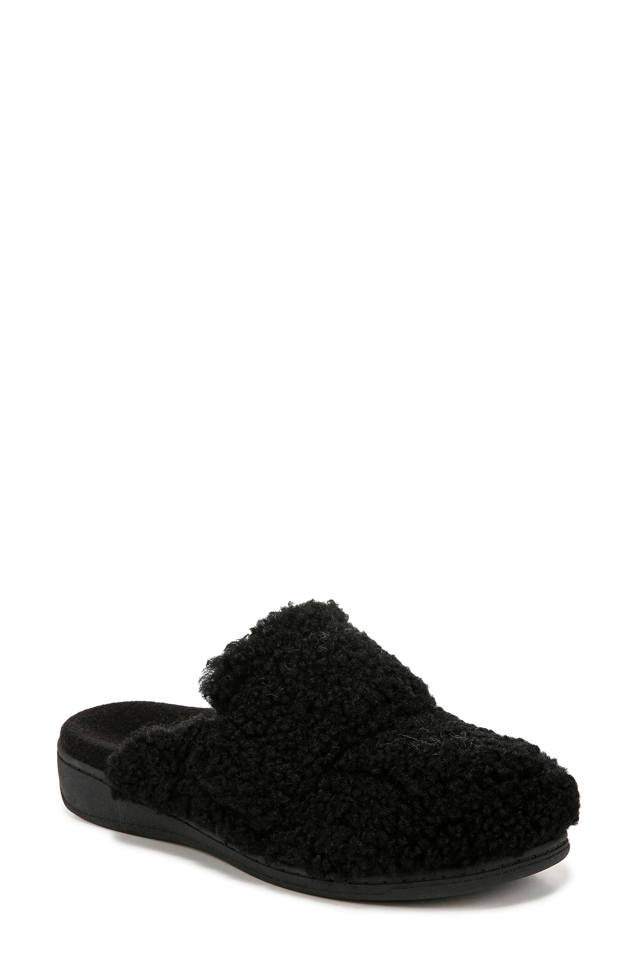 Vionic Gemma II Mule, Main, color, Black Shearling