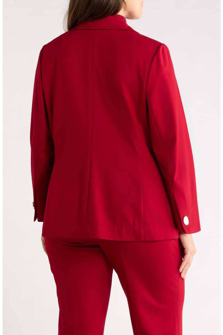 One-Button Blazer, Alternate, color, TITIAN RED