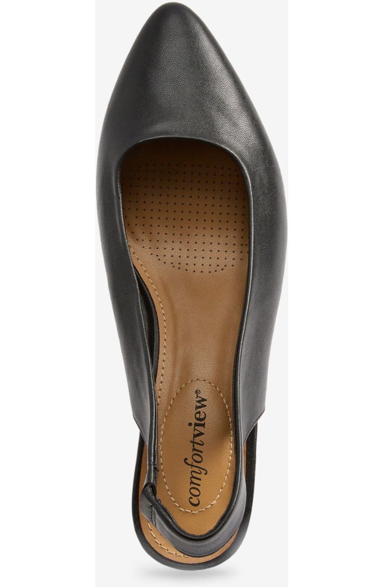 Comfortview The Mea Slingback, Alternate, color, Black