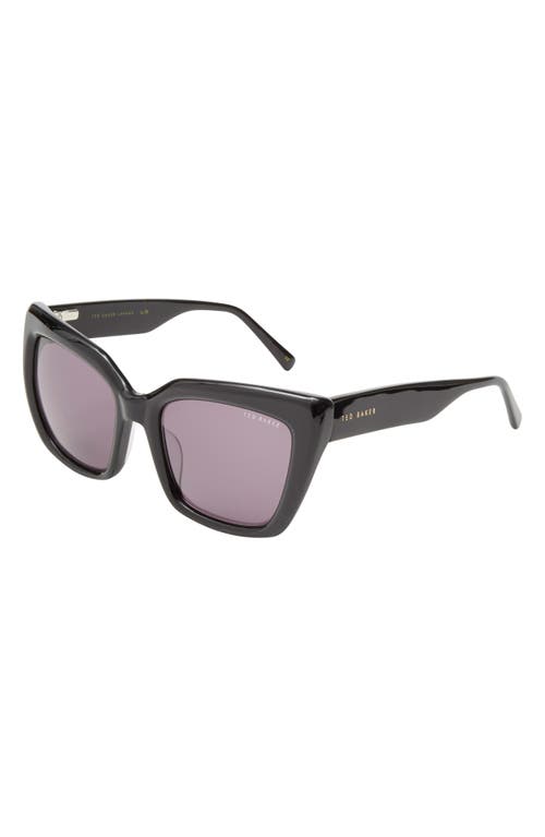 Shop Ted Baker London 54mm Cat Eye Sunglasses In Black