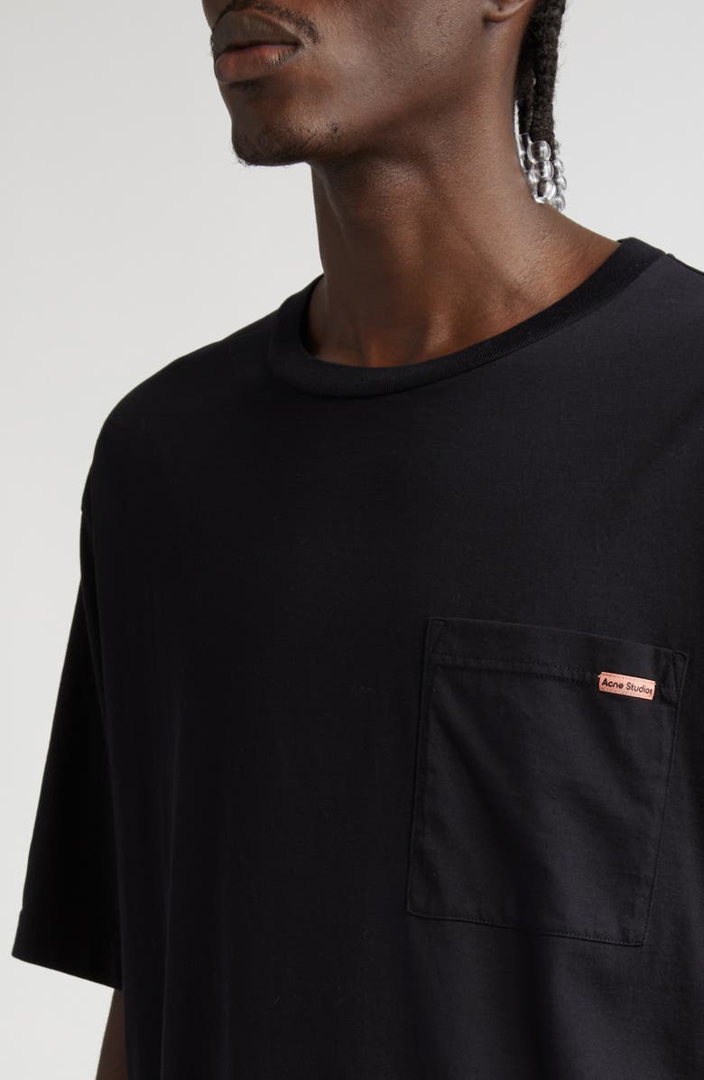Acne Studios Tag Detail Pocket T-Shirt, Alternate, color,
