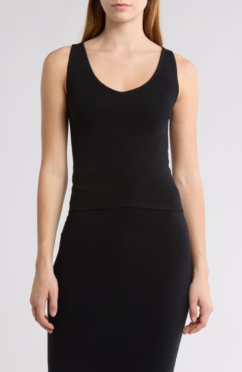 Leith Reversible Compact Tank In Black