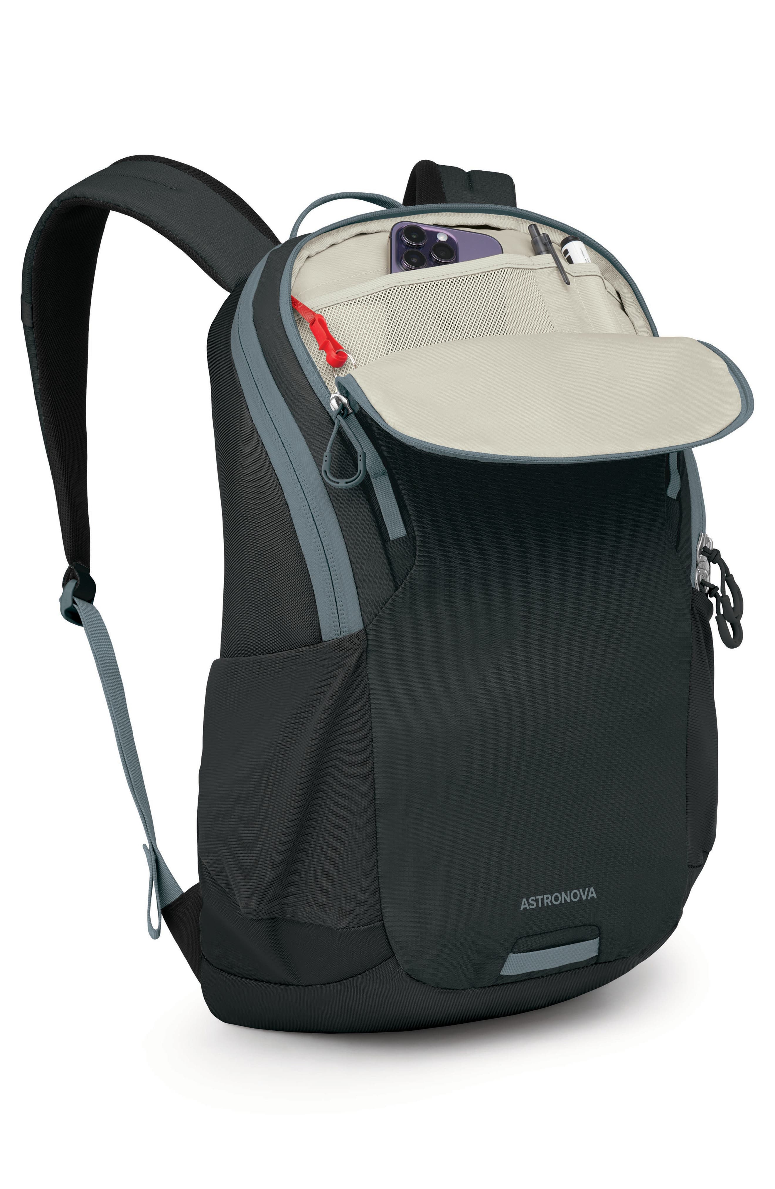 Astronova Laptop Backpack, Alternate, color, BLACK/ SHALE GREY