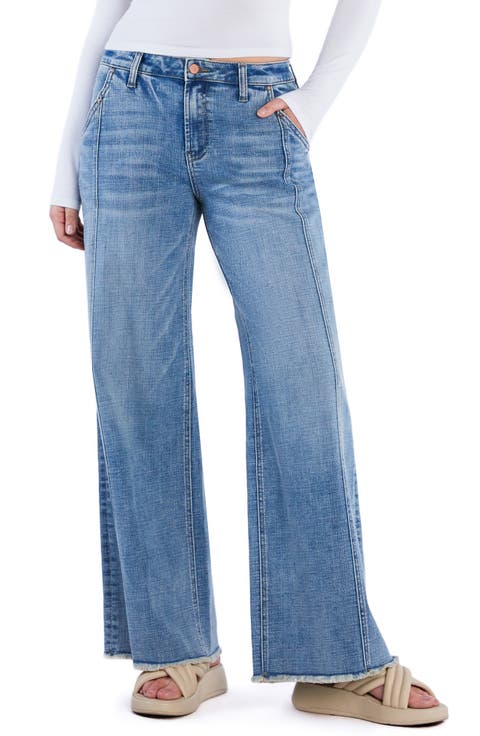 Mighty High Waist Wide Leg Jeans