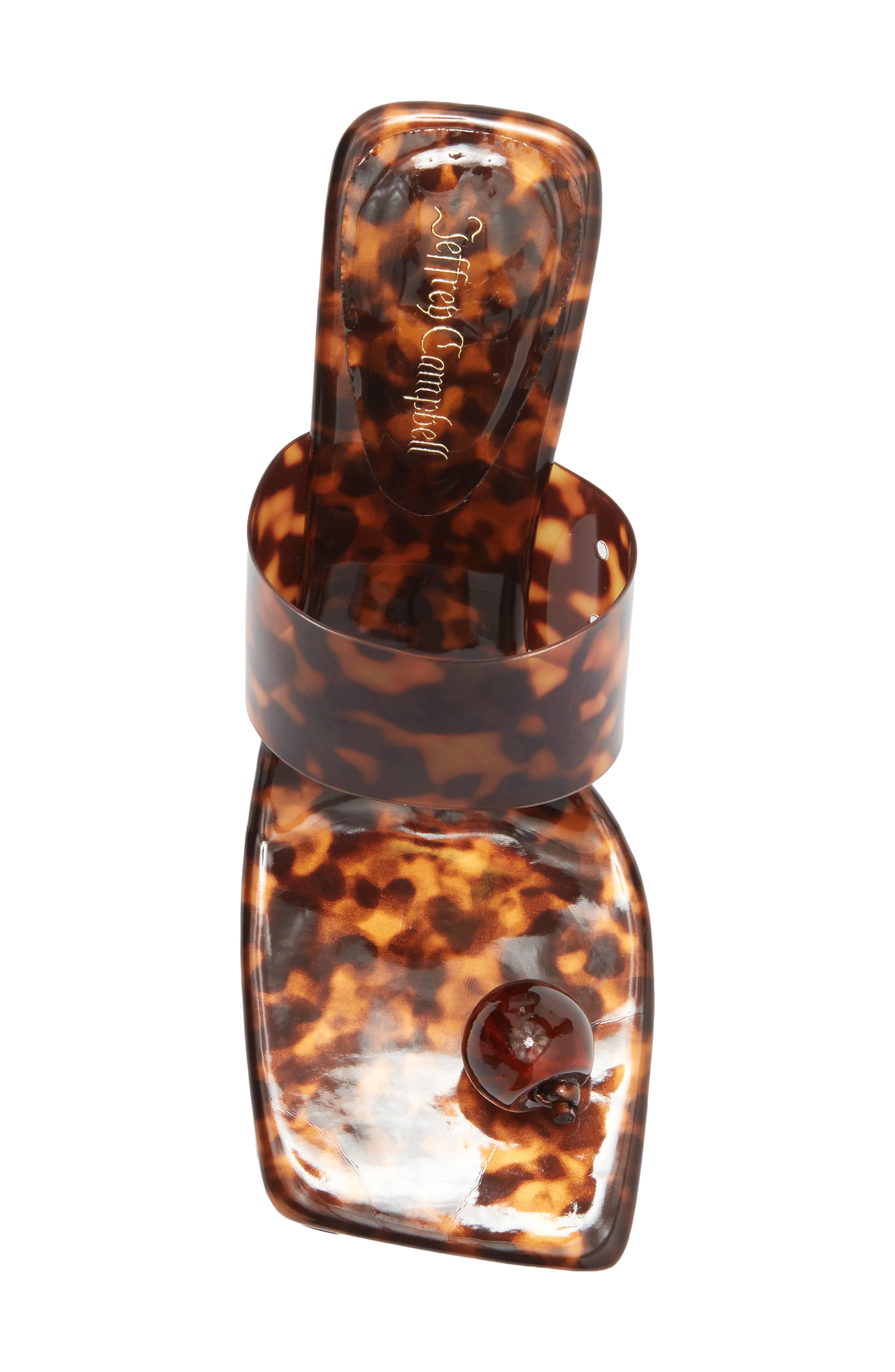 Jeffrey Campbell Aqueous Sandal, Alternate, color, Tortoise