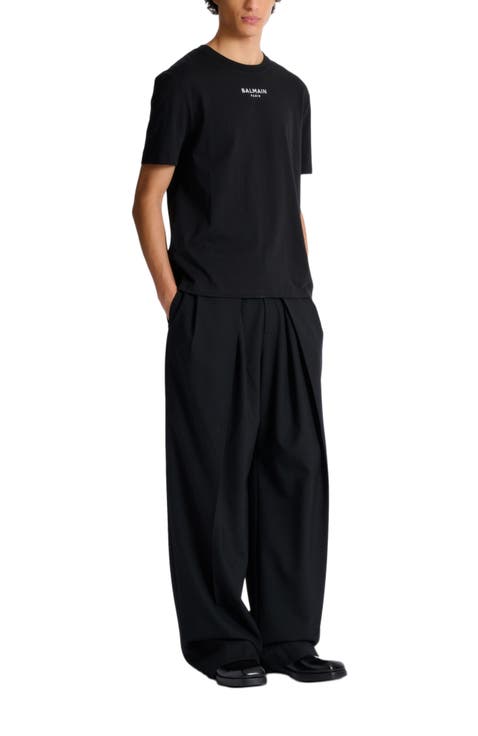 Embroidered Balmain Paris T-shirt