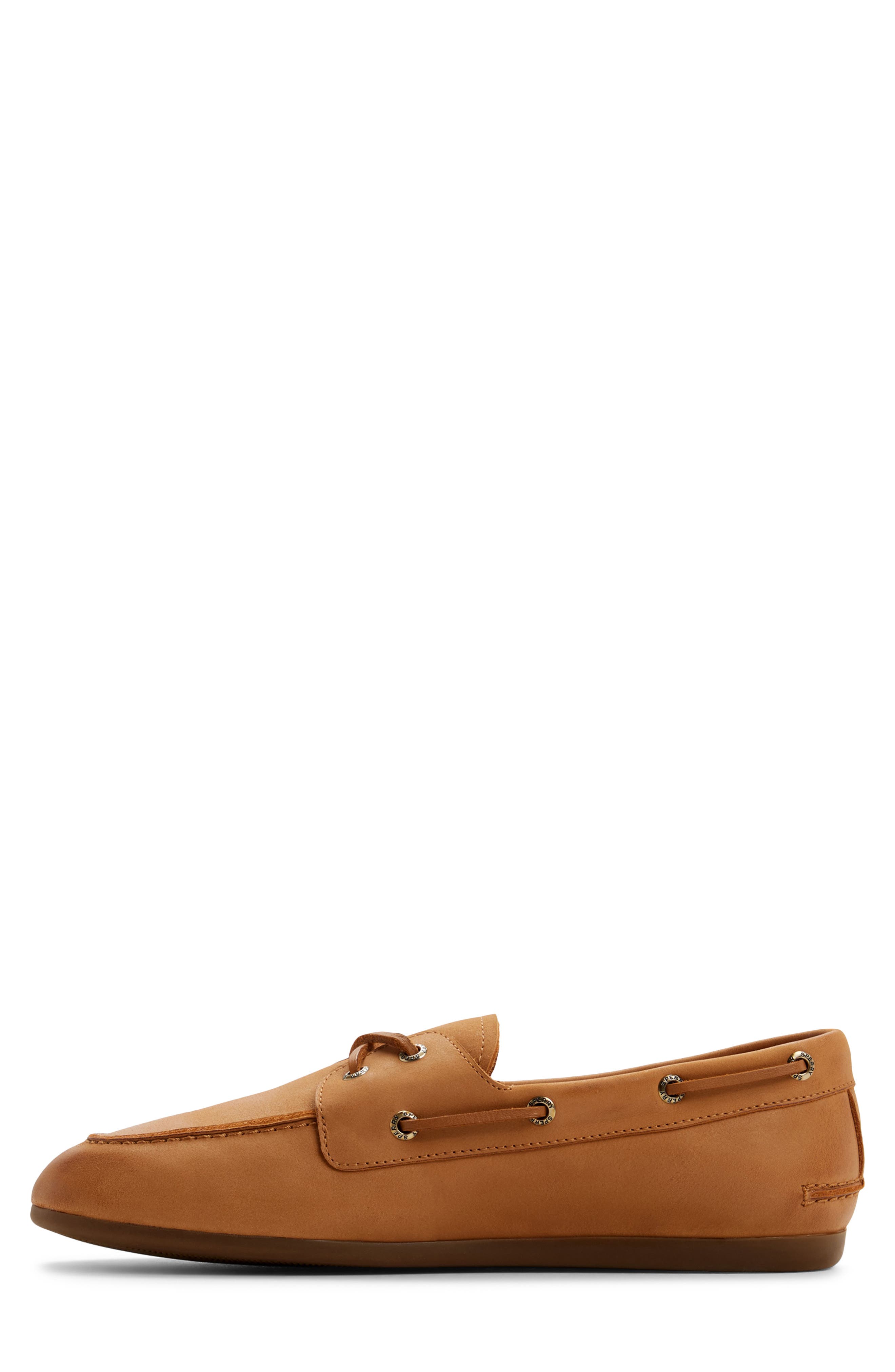 Sperry Slim 2-Eye Boat Shoe, Alternate, color, Tan
