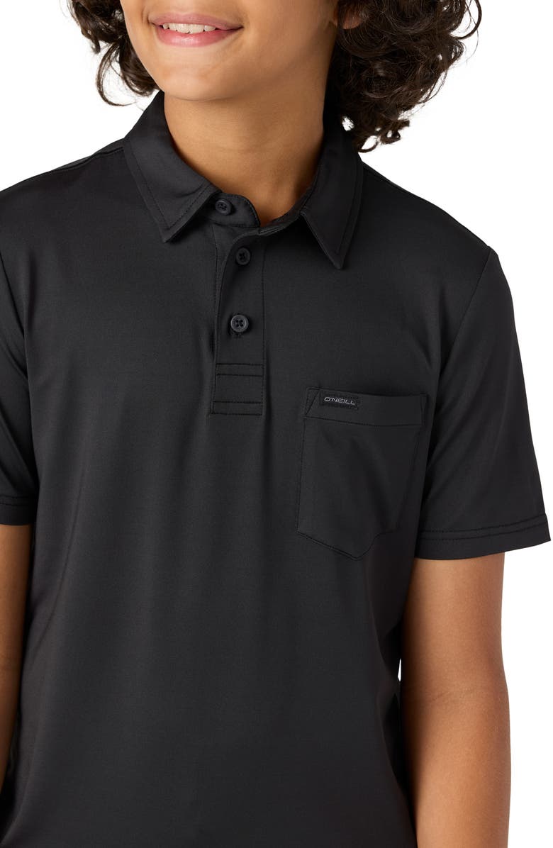 O'Neill Kids' TRVLR Performance Polo, Alternate, color, Black