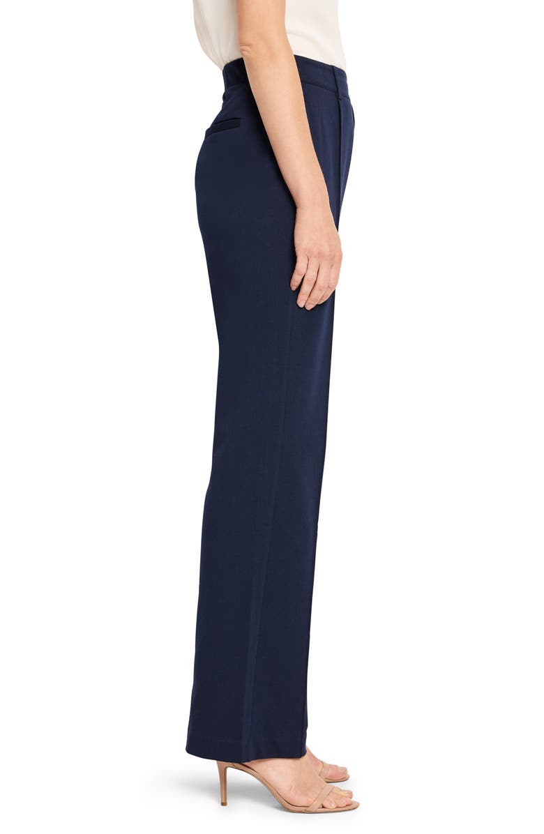 NIC+ZOE Pintuck Pleated Wide Leg Knit Pants, Alternate, color,