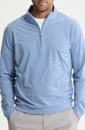JACHS Performance Microstripe Quarter Zip Pullover
