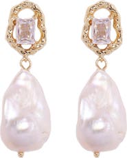 Petit Moments Abigail Faux Pearl Drop Earrings