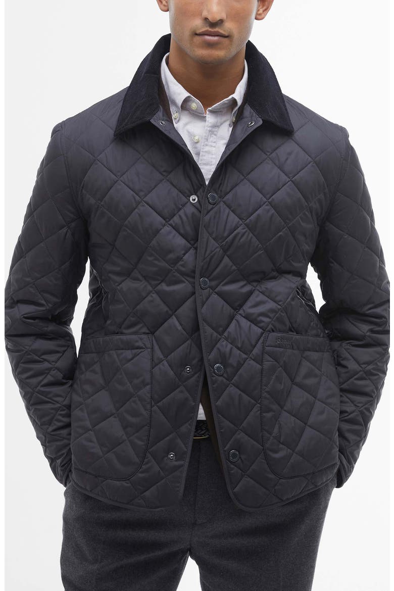 Lindfield Quilted Jacket, Main, color, BLACK CARBON
