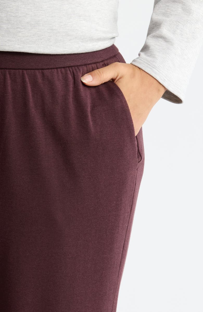Eileen Fisher Terry Ankle Pants, Alternate, color, Casis