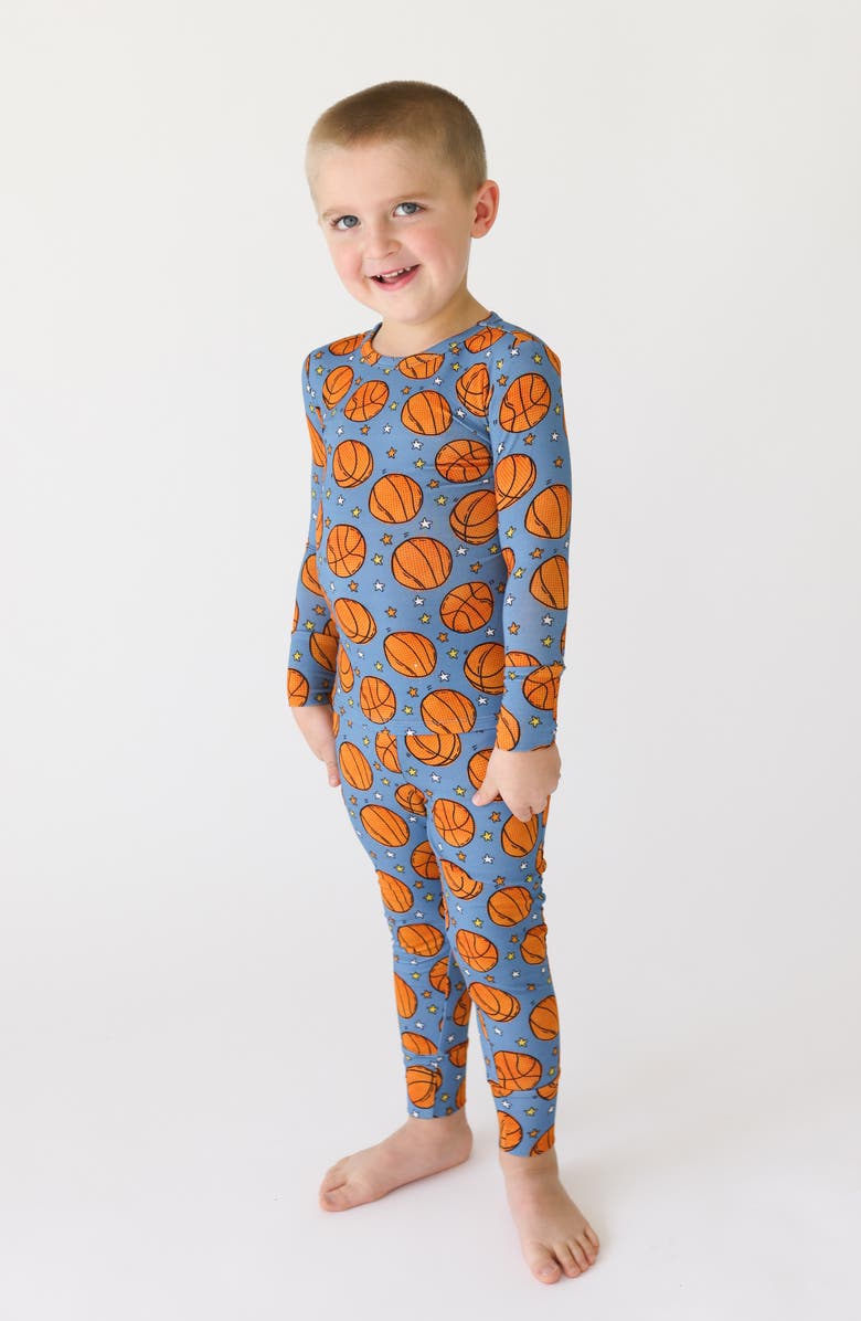Posh Peanut Kids' Long Sleeve Fitted Two-Piece Pajamas, Alternate, color, 