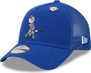 New Era Men's New Era  Royal New York Mets 2025 Big League Chew A-Frame 9FORTY Adjustable Trucker Hat