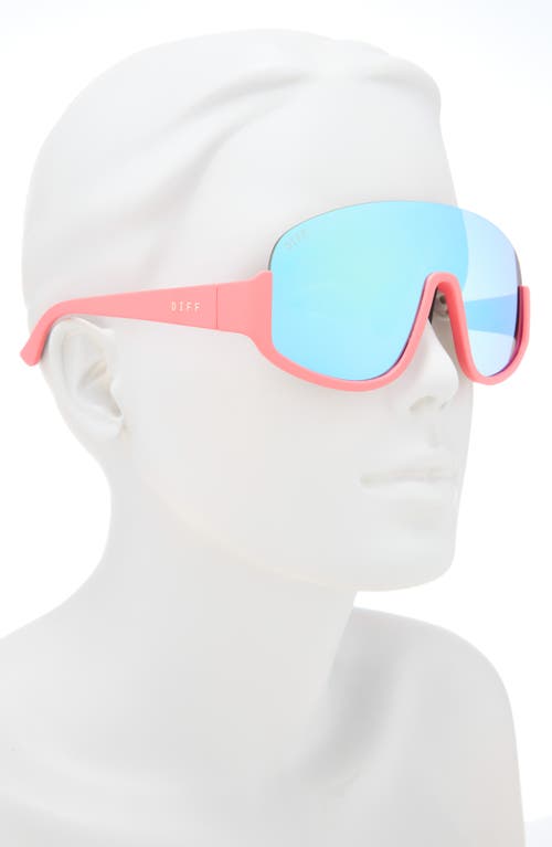 Diff Blazer 135mm Shield Sunglasses In Blue
