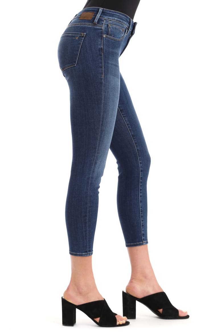 Mavi Tess Crop Skinny Jeans, Alternate, color, INDIGO SUPER SOFT