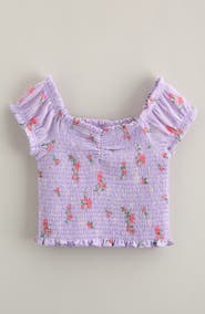 Nordstrom Kids' Floral Smocked Top