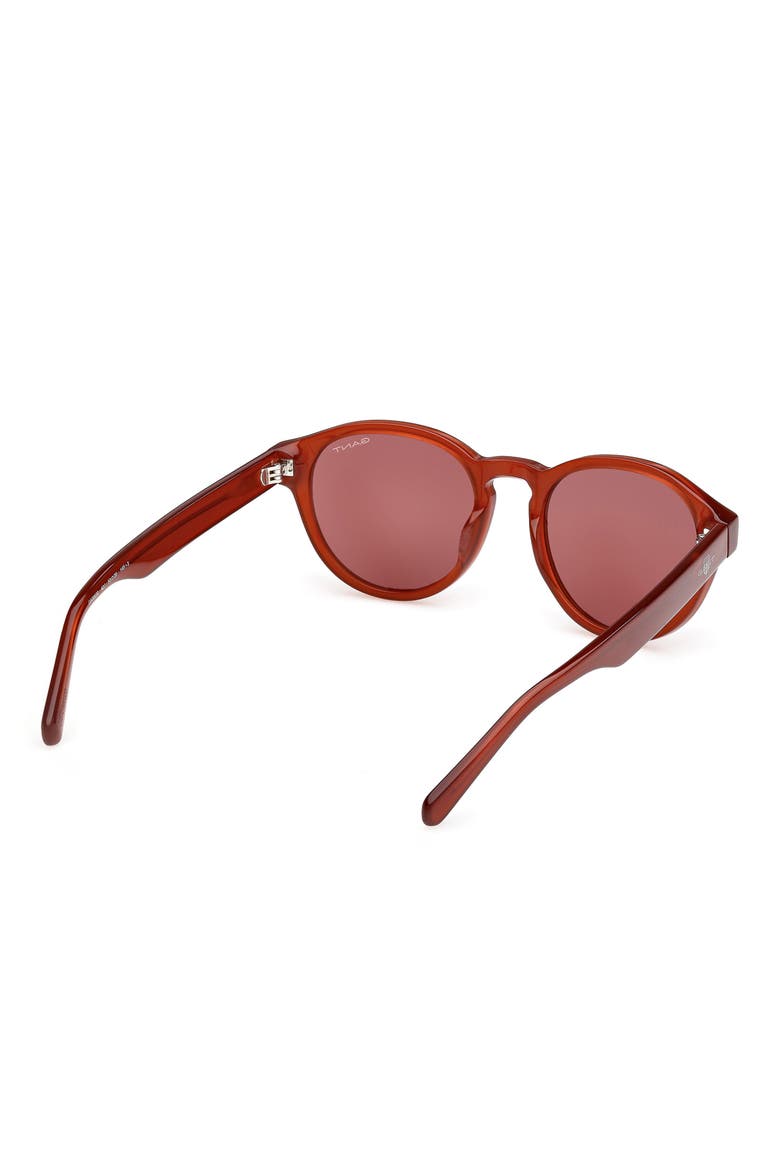 Round Sunglasses, Alternate, color, SHINY ORANGE / ROVIEX