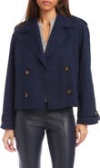 FIFTEEN TWENTY Chelsea Double Breasted Crop Trench Coat