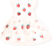Huxbaby Sequin Strawberry Tulle Dress