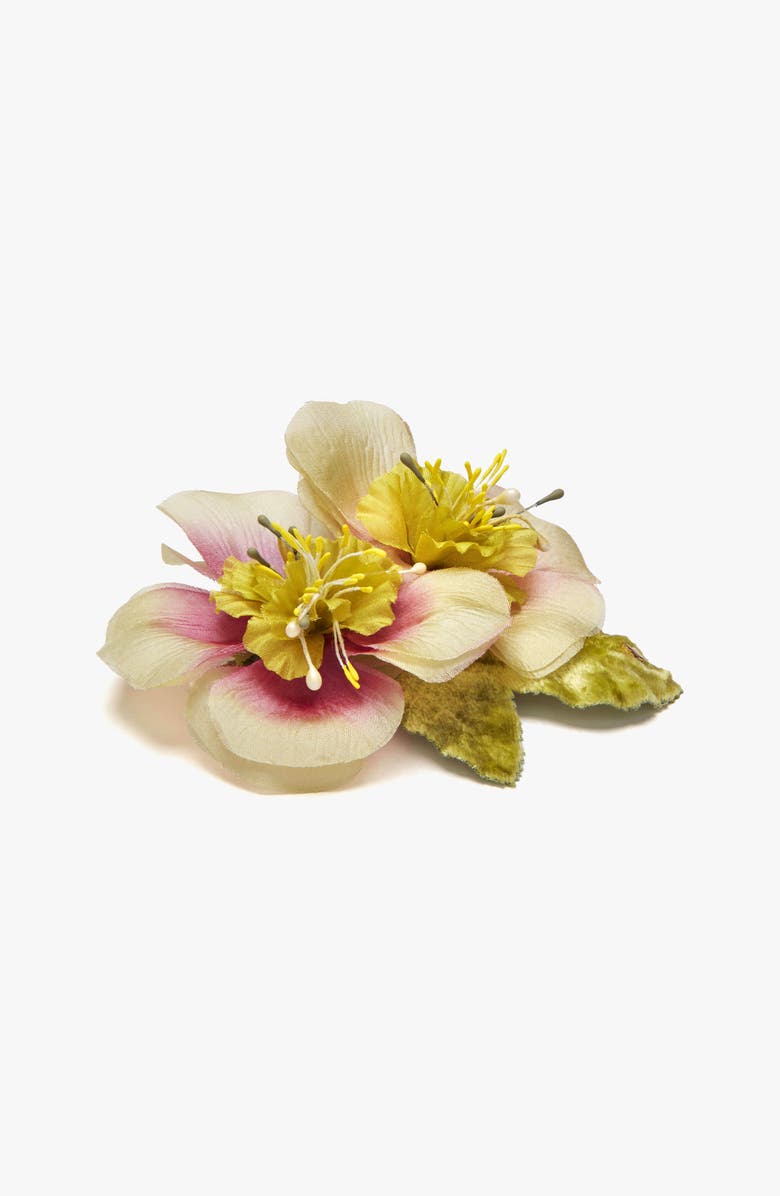 Helena Simon The Hellebore Floral Brooch, Alternate, color, Yellow