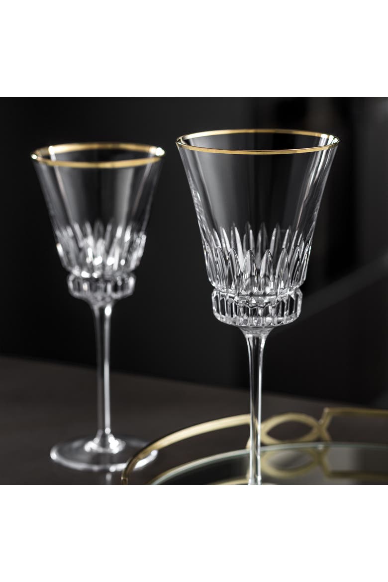 Grand Royal Gold White Wine Pair, Alternate, color, clear