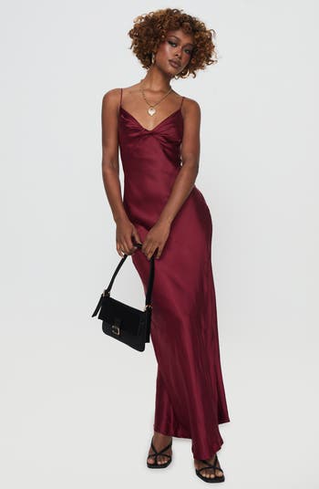 Decadent Strapless Mesh Maxi Dress