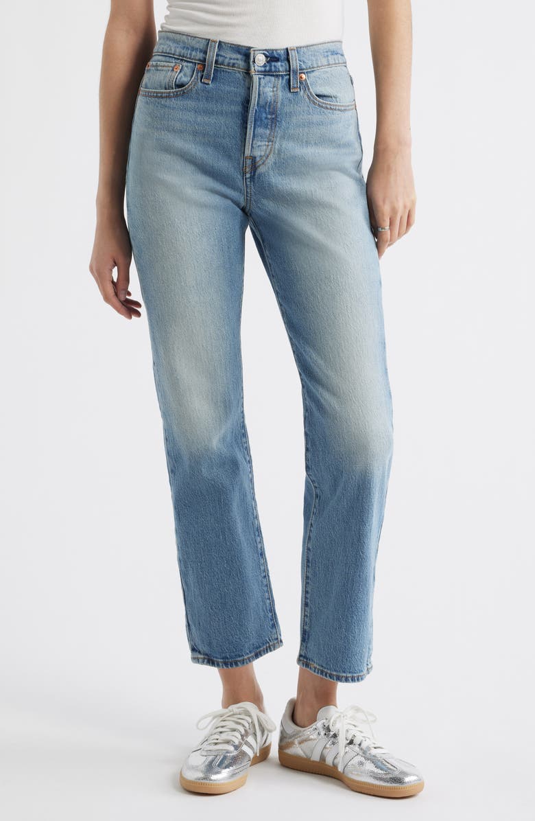 Levi's Wedgie High Waist Straight Leg Jeans, Main, color, Patina Forever Wedgie