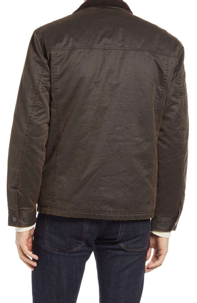 Johnston & Murphy Antiqued Cotton Blend Jacket, Alternate, color, 