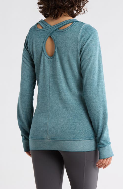 Threads 4 Thought Loop Back Pullover Sweater In Blue
