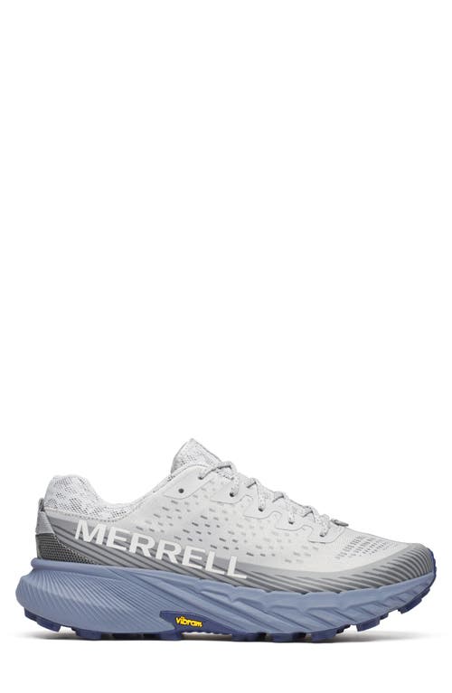Merrell Agility Peak 5 Running Shoe In Pigeon/indigo