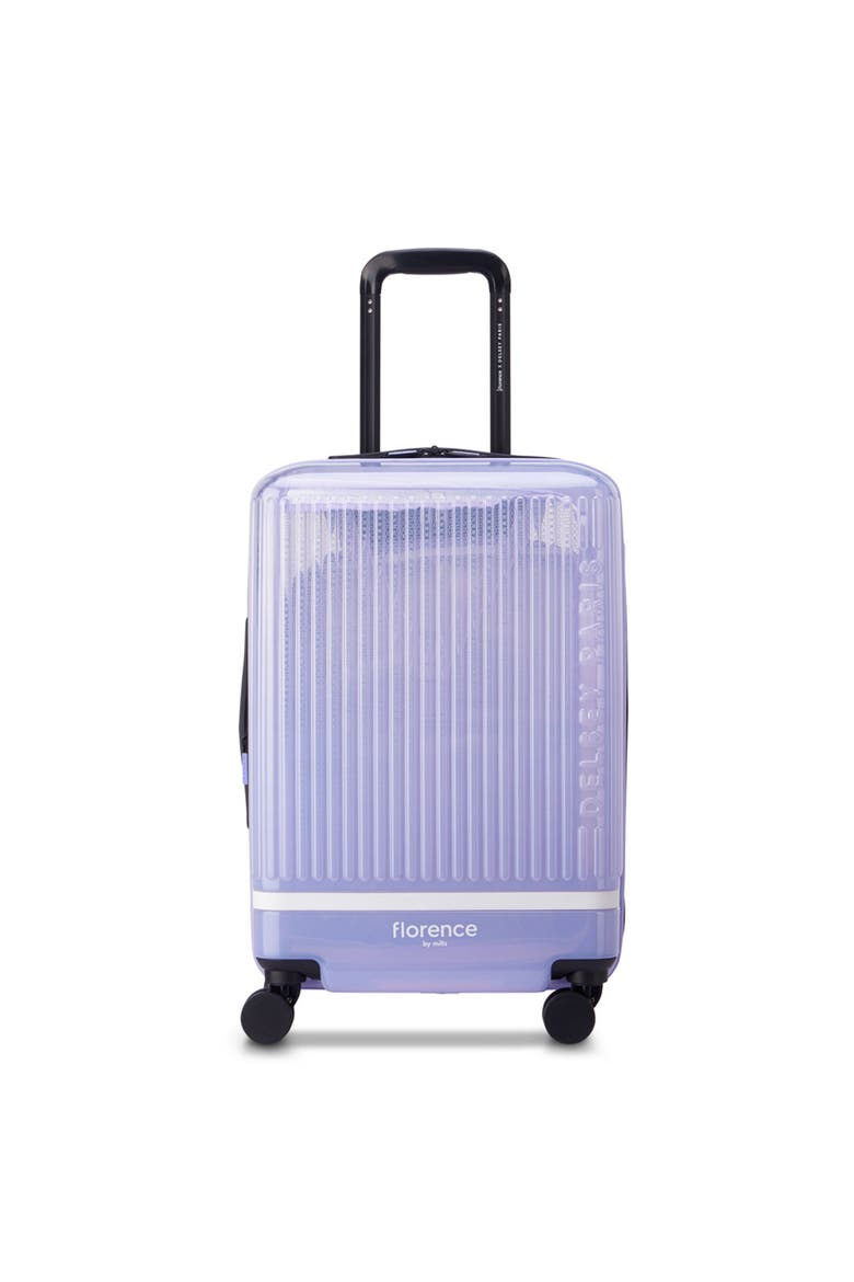 Gotta Glow Expandable 20" Carry-On Spinner, Main, color, Translucent Purple