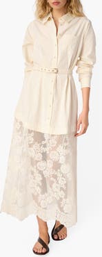 CAMI NYC Niveen Belted Shirtdress