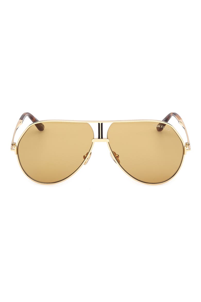 トム Rickie 63mm Oversize Navigator Sunglasses (Men) | Nordstrom