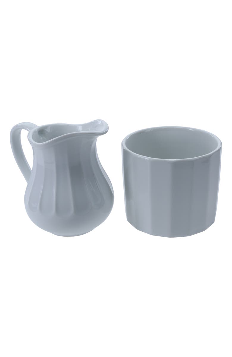 BIA Cordon Bleu Paneled Sugar & Creamer Set, Main, color, White