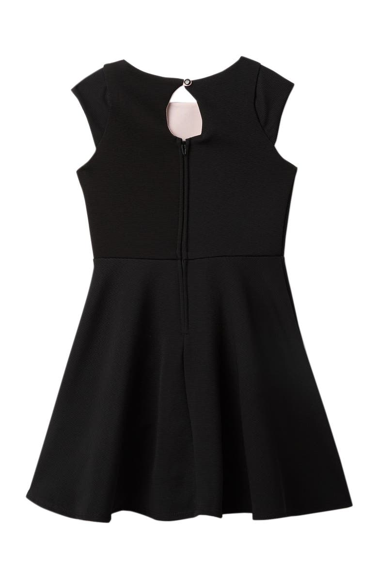 Ava & Yelly Cap Sleeve Skater Dress, Alternate, color, 