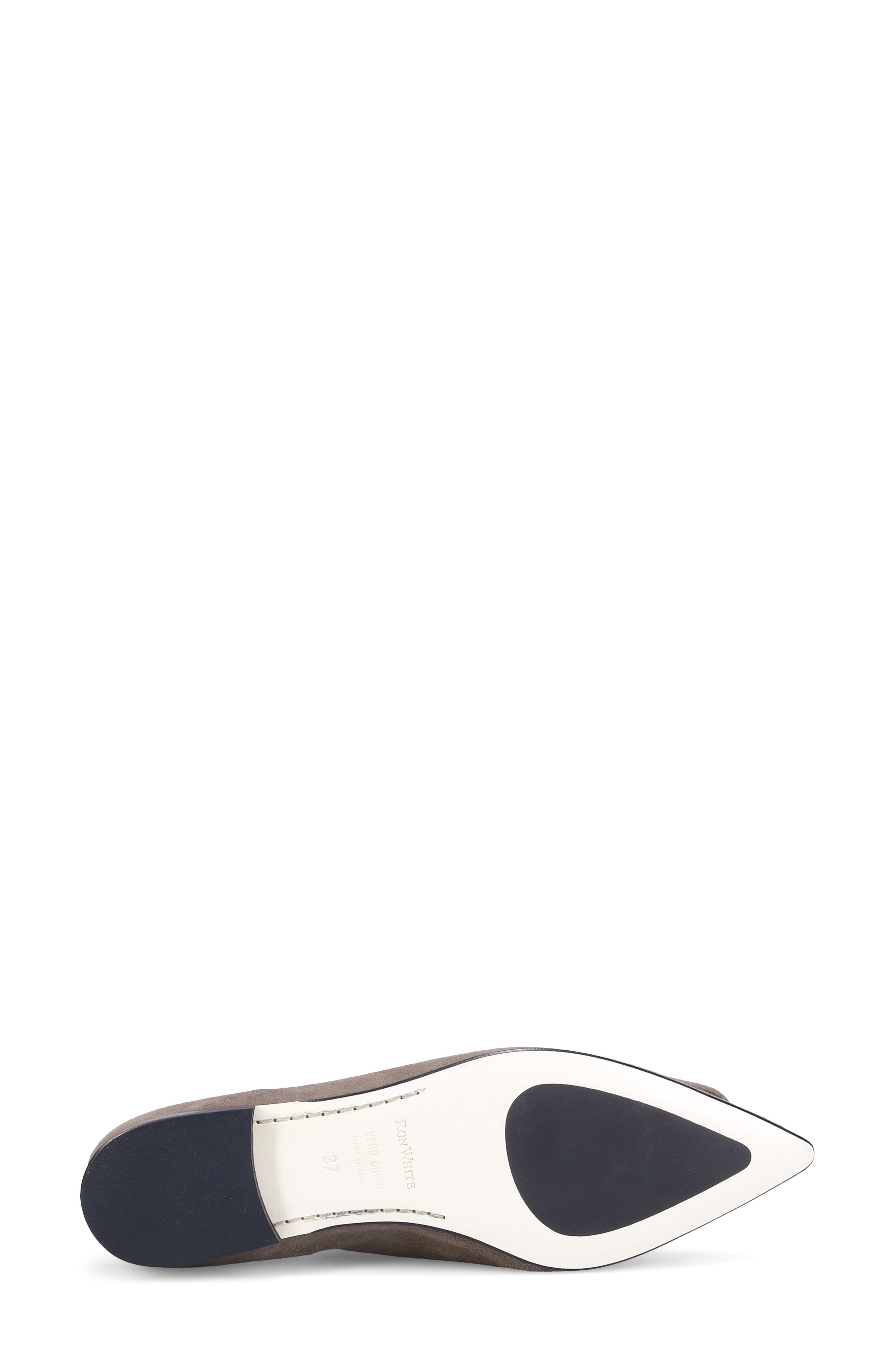 Yuna Pointed Toe Flat, Alternate, color, TAUPE