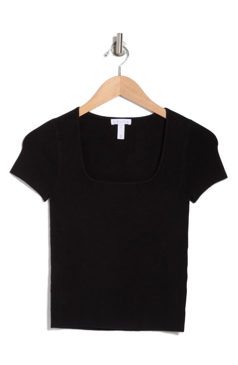 Leith Compact Short Sleeve Sweater, Alternate, color,