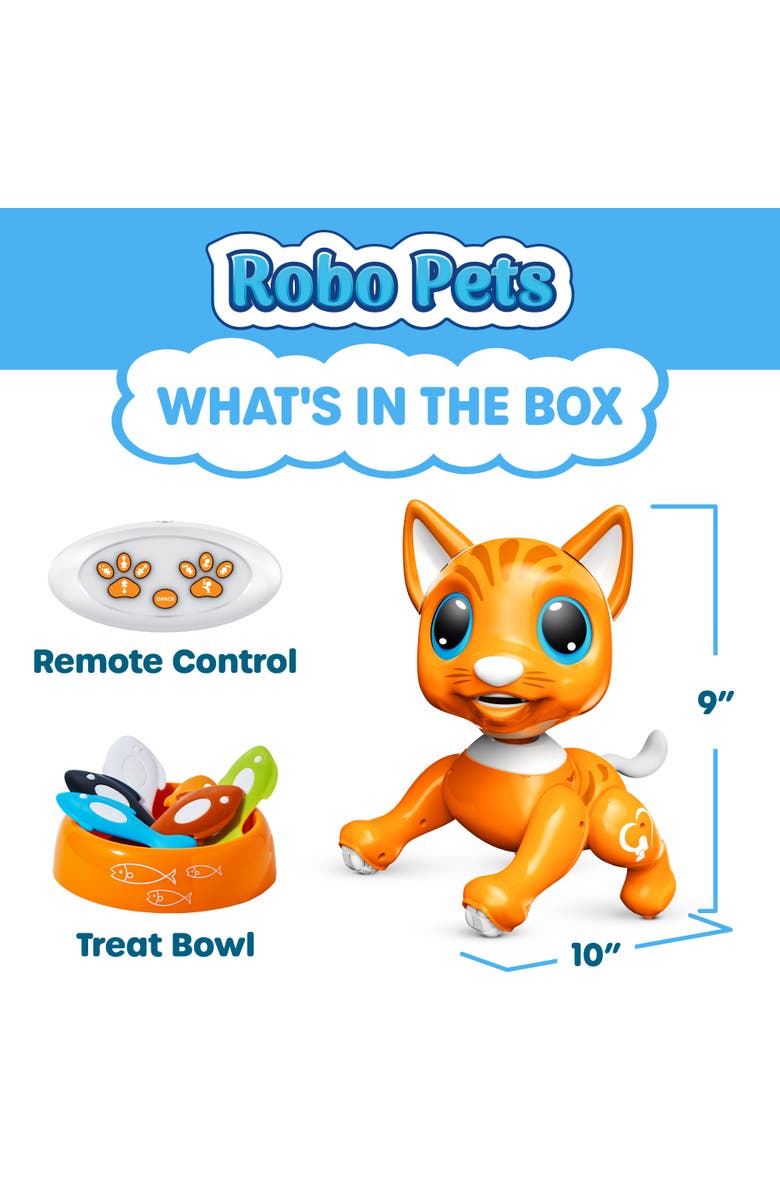 Power Your Fun Robot Toy Car Interactive Hand Motion Gestures Toy, Alternate, color, Orange