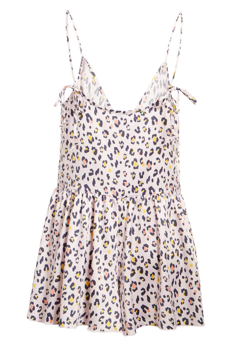 Sugar & Spice Sleeveless Romper, Alternate, color, SPRITZER LEOPARD