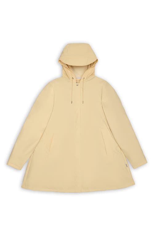 Rains Waterproof A-line Rain Jacket In Gleam