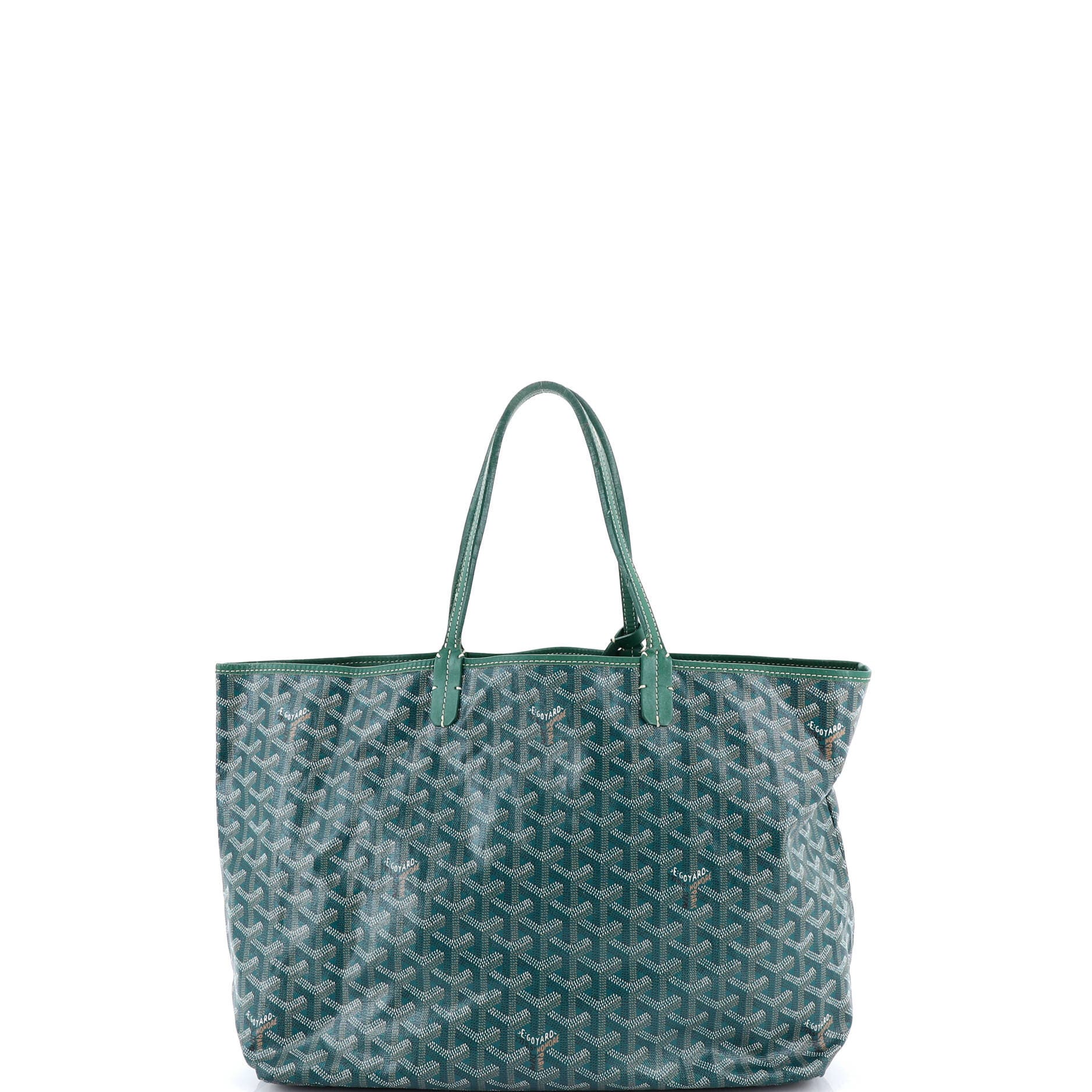 Pre-Owned Goyard Saint Louis Tote Coated Canvas PM, Alternate, color, Green