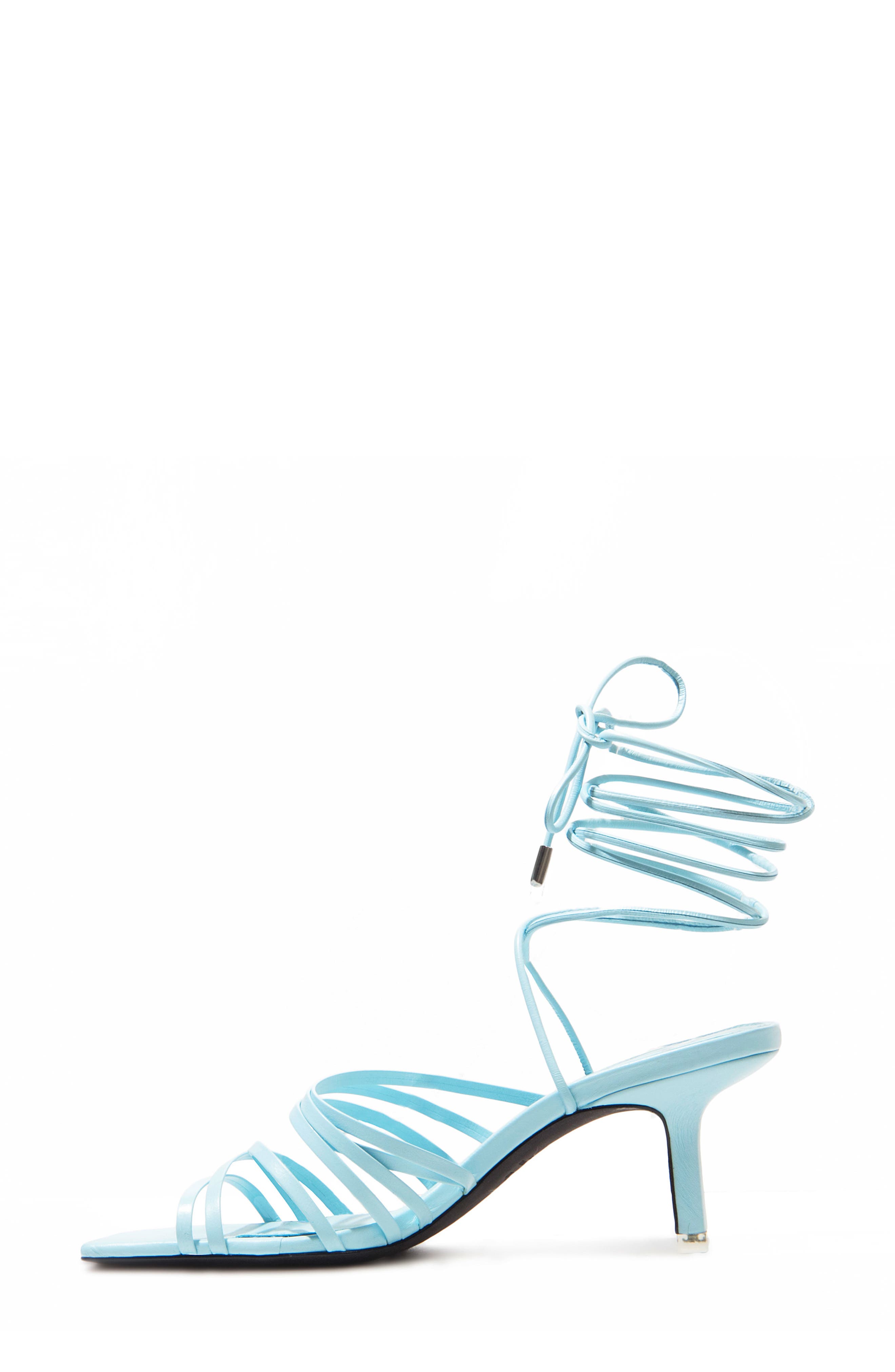 Franca Strappy Sandal, Alternate, color, POOL LEATHER